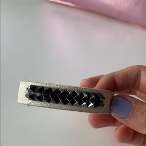 Off white studded bracelet